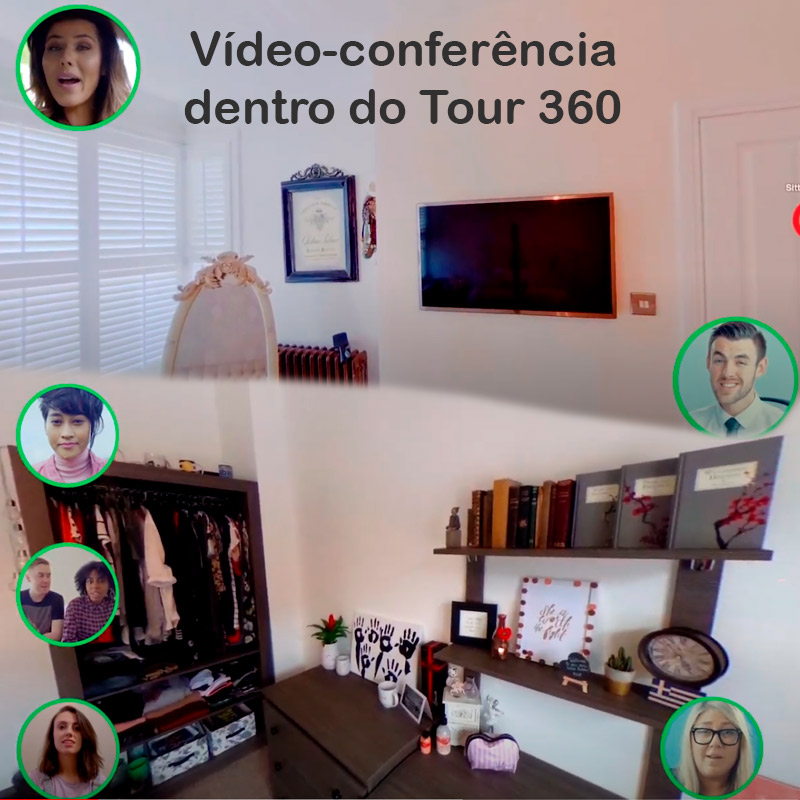 Vídeo conferência Tour 360